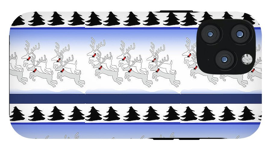 Reindeer Sweater Pattern - Phone Case
