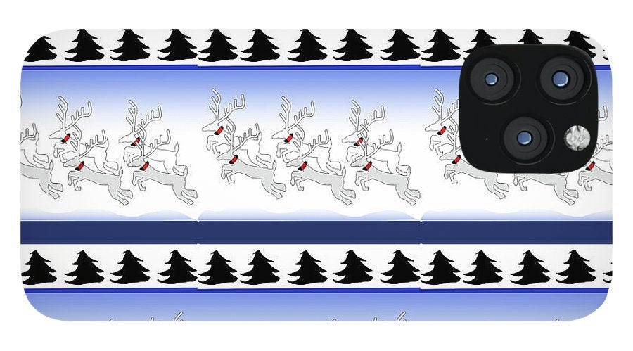 Reindeer Sweater Pattern - Phone Case