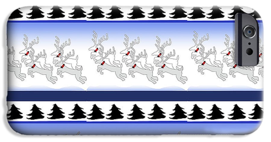 Reindeer Sweater Pattern - Phone Case