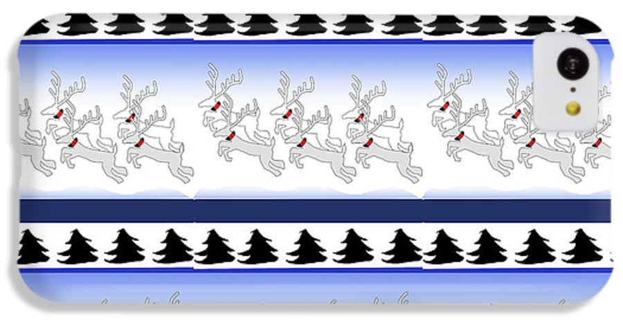 Reindeer Sweater Pattern - Phone Case