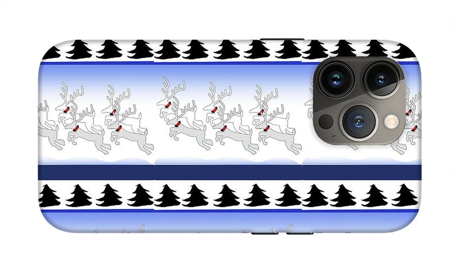 Reindeer Sweater Pattern - Phone Case