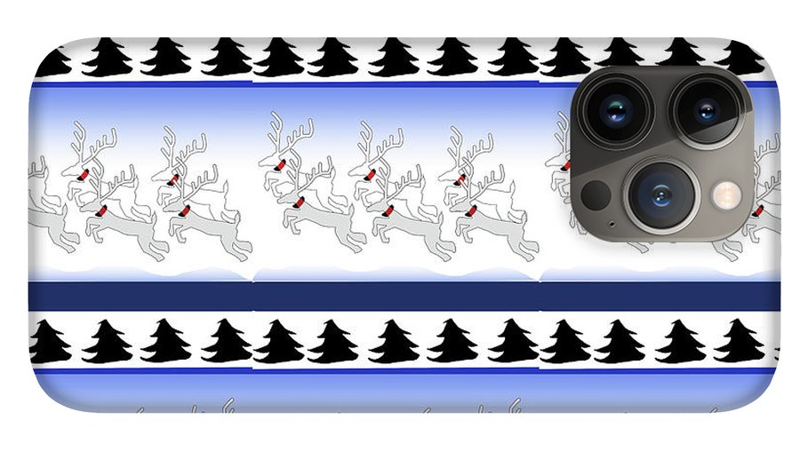 Reindeer Sweater Pattern - Phone Case