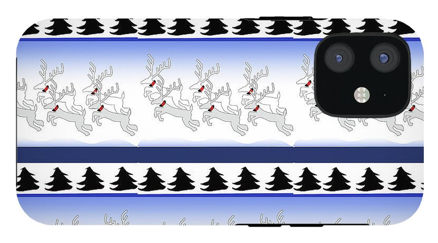 Reindeer Sweater Pattern - Phone Case