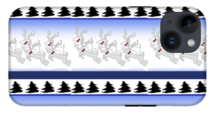 Reindeer Sweater Pattern - Phone Case