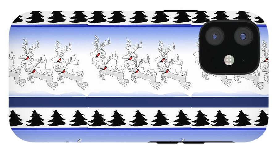 Reindeer Sweater Pattern - Phone Case