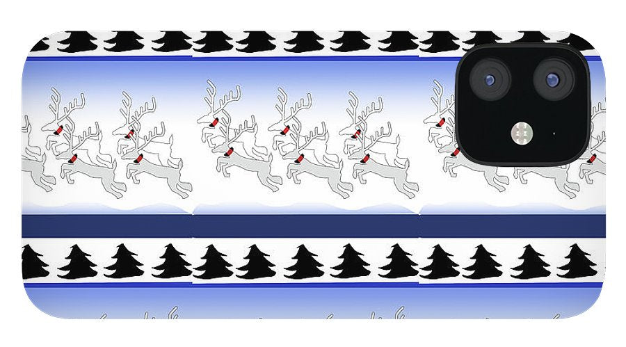 Reindeer Sweater Pattern - Phone Case