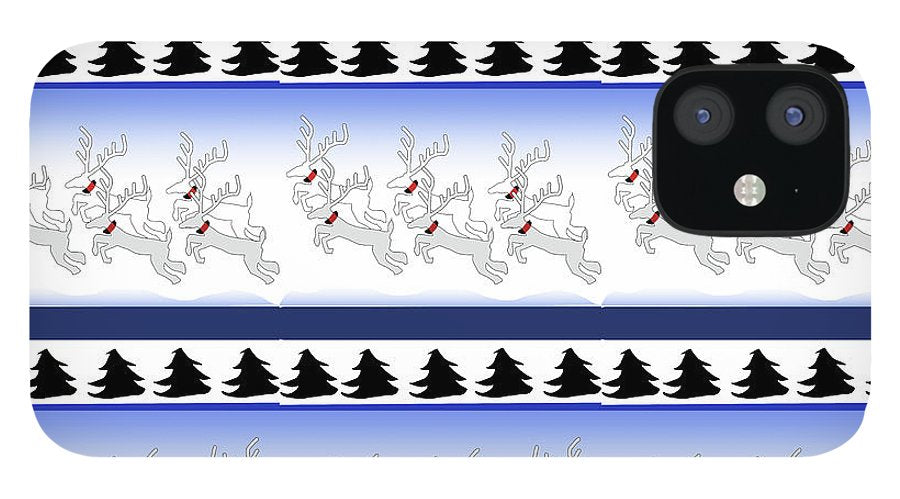 Reindeer Sweater Pattern - Phone Case