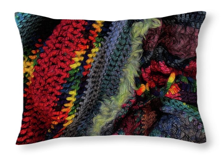 Remembering To Sip The Coffee - Throw Pillow