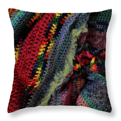 Remembering To Sip The Coffee - Throw Pillow