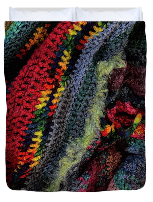 Remembering To Sip The Coffee - Duvet Cover