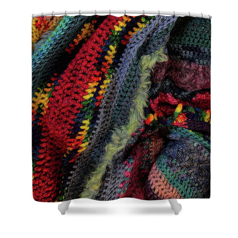 Remembering To Sip The Coffee - Shower Curtain