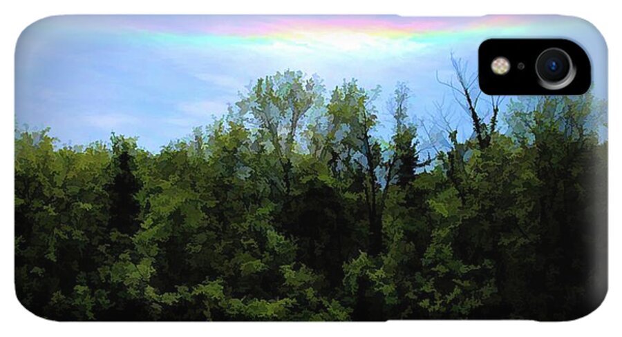 Rockford Park With Rainbow - Phone Case