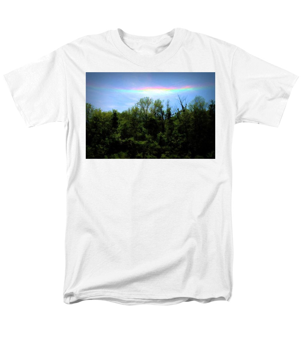 Rockford Park With Rainbow - Men's T-Shirt (Regular Fit)