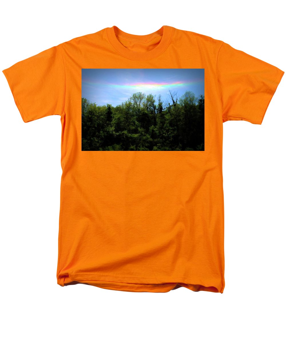 Rockford Park With Rainbow - Men's T-Shirt (Regular Fit)