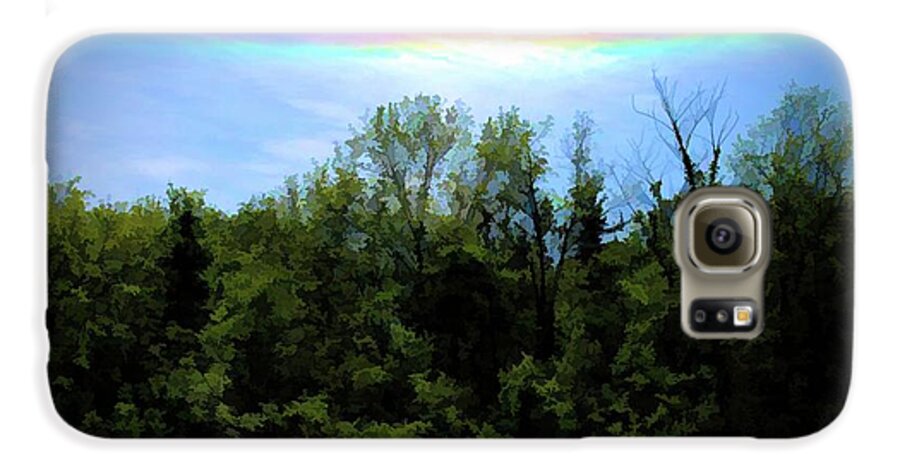 Rockford Park With Rainbow - Phone Case