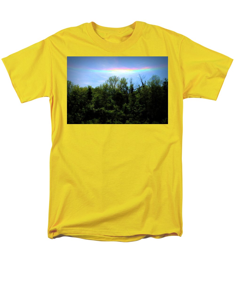 Rockford Park With Rainbow - Men's T-Shirt (Regular Fit)