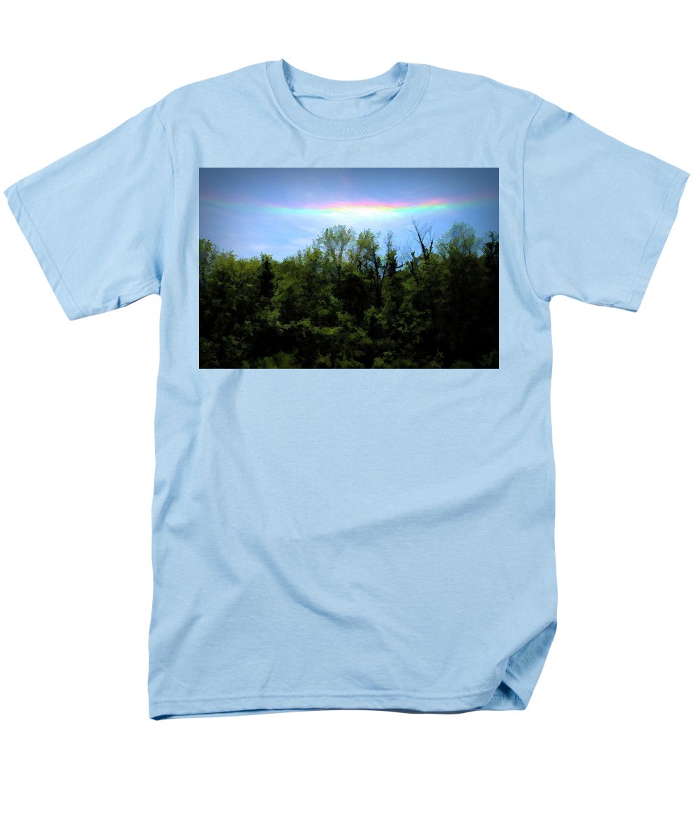 Rockford Park With Rainbow - Men's T-Shirt (Regular Fit)