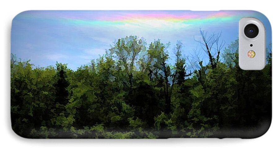 Rockford Park With Rainbow - Phone Case