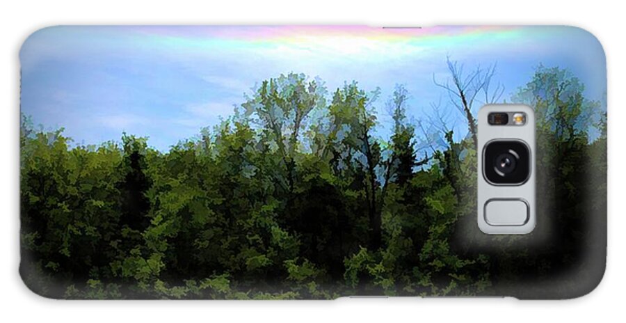 Rockford Park With Rainbow - Phone Case