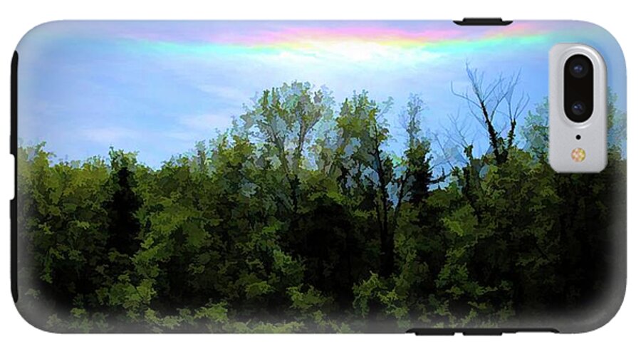 Rockford Park With Rainbow - Phone Case