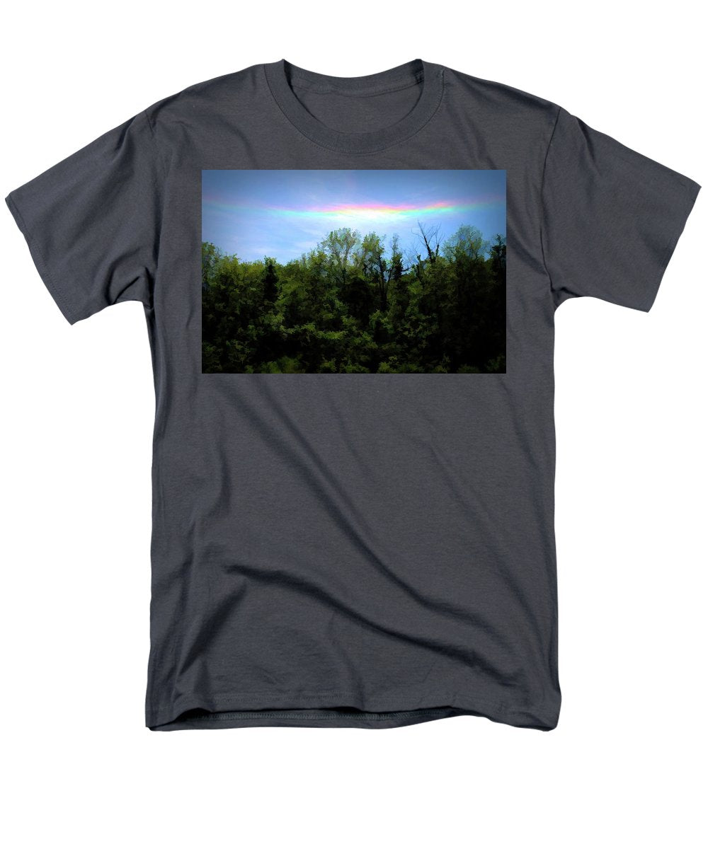 Rockford Park With Rainbow - Men's T-Shirt (Regular Fit)