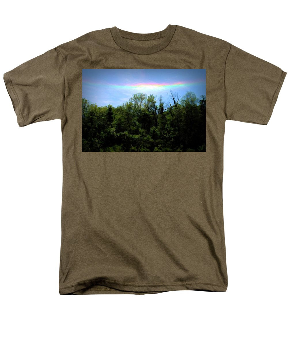 Rockford Park With Rainbow - Men's T-Shirt (Regular Fit)