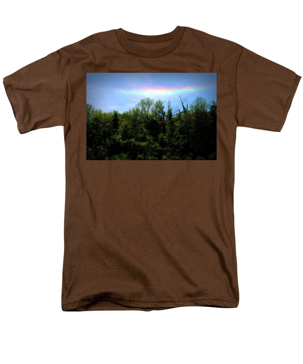 Rockford Park With Rainbow - Men's T-Shirt (Regular Fit)