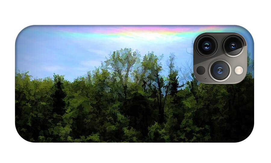 Rockford Park With Rainbow - Phone Case