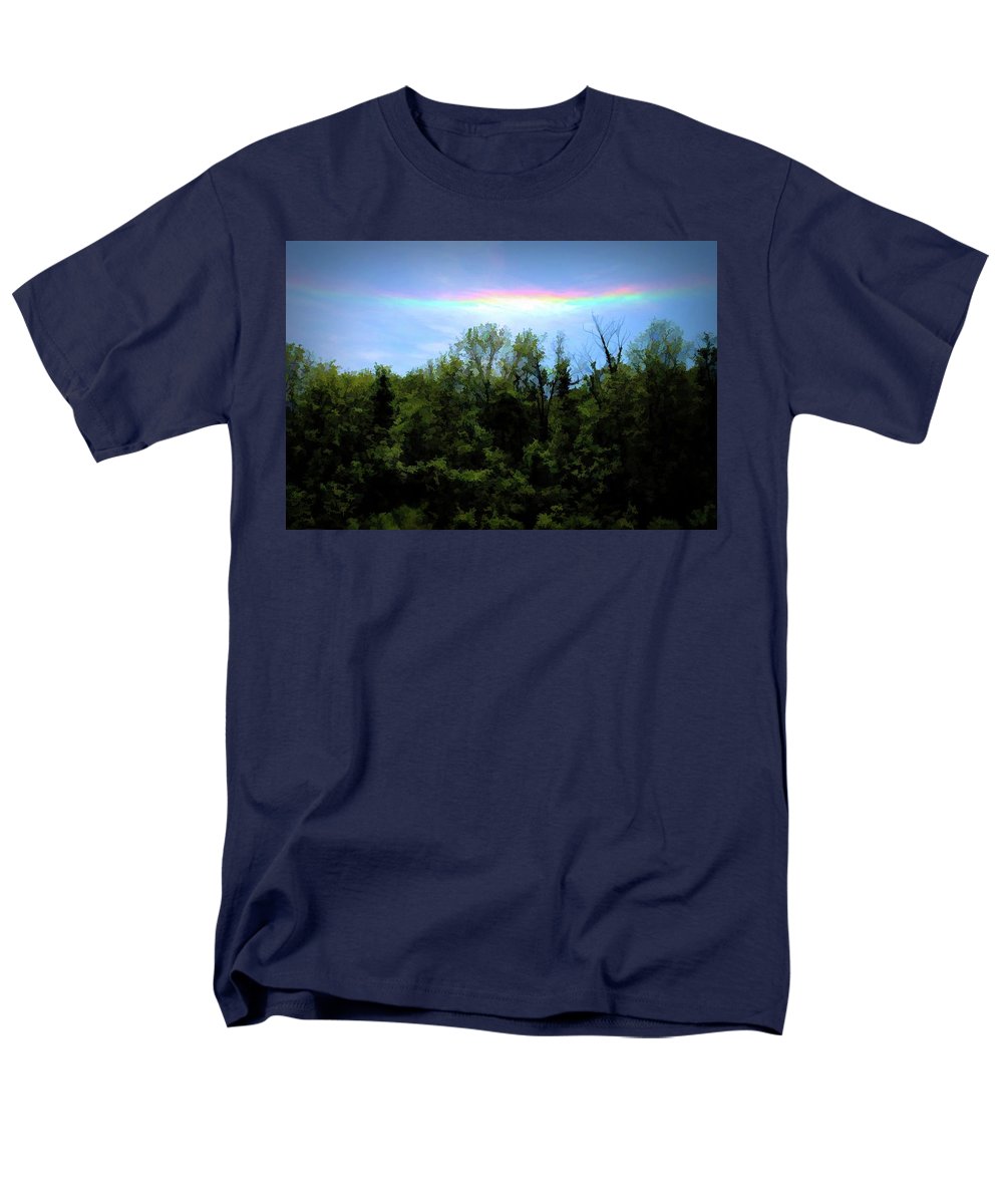 Rockford Park With Rainbow - Men's T-Shirt (Regular Fit)