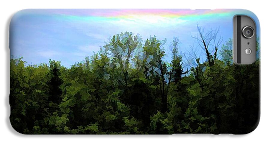 Rockford Park With Rainbow - Phone Case