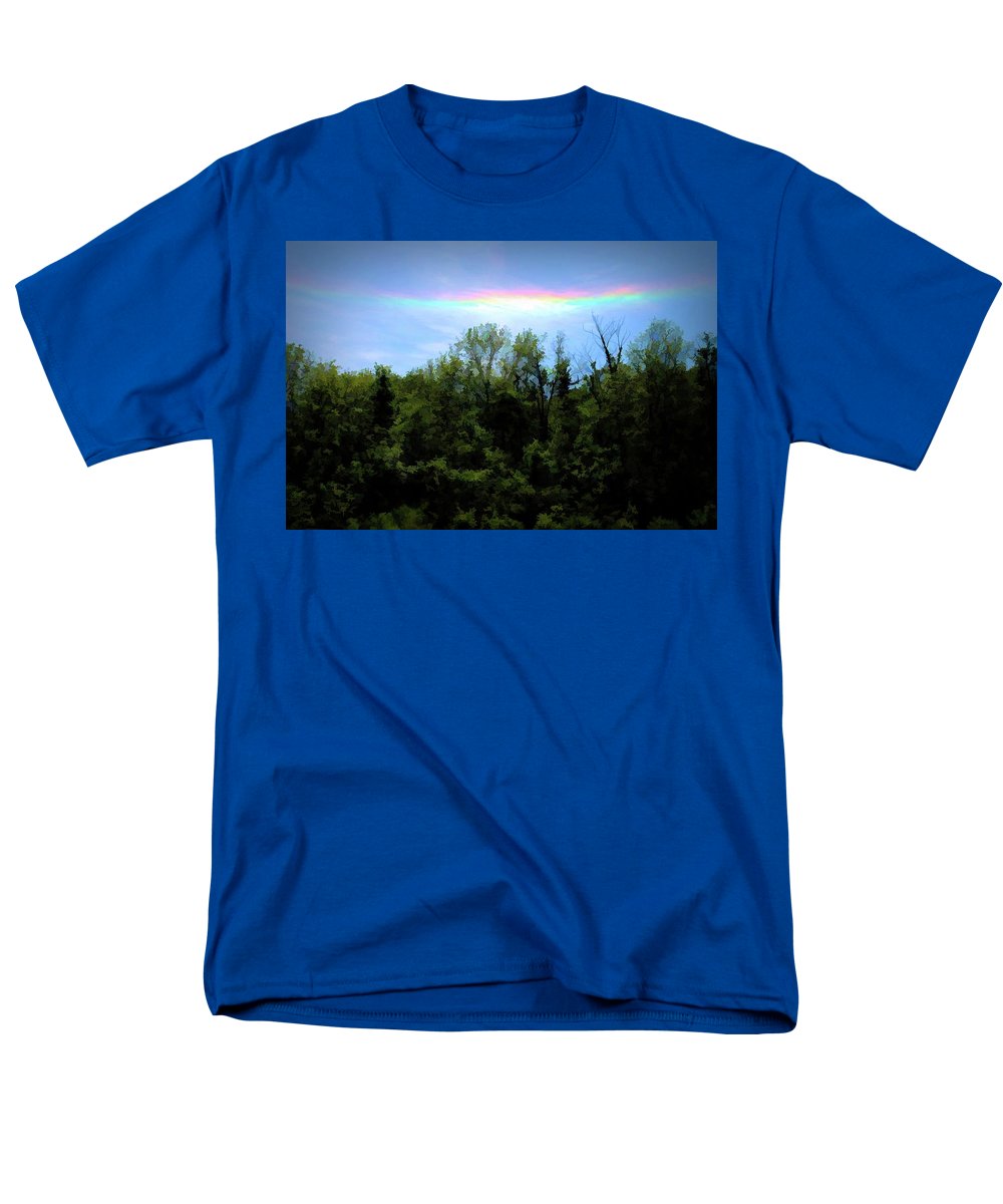 Rockford Park With Rainbow - Men's T-Shirt (Regular Fit)