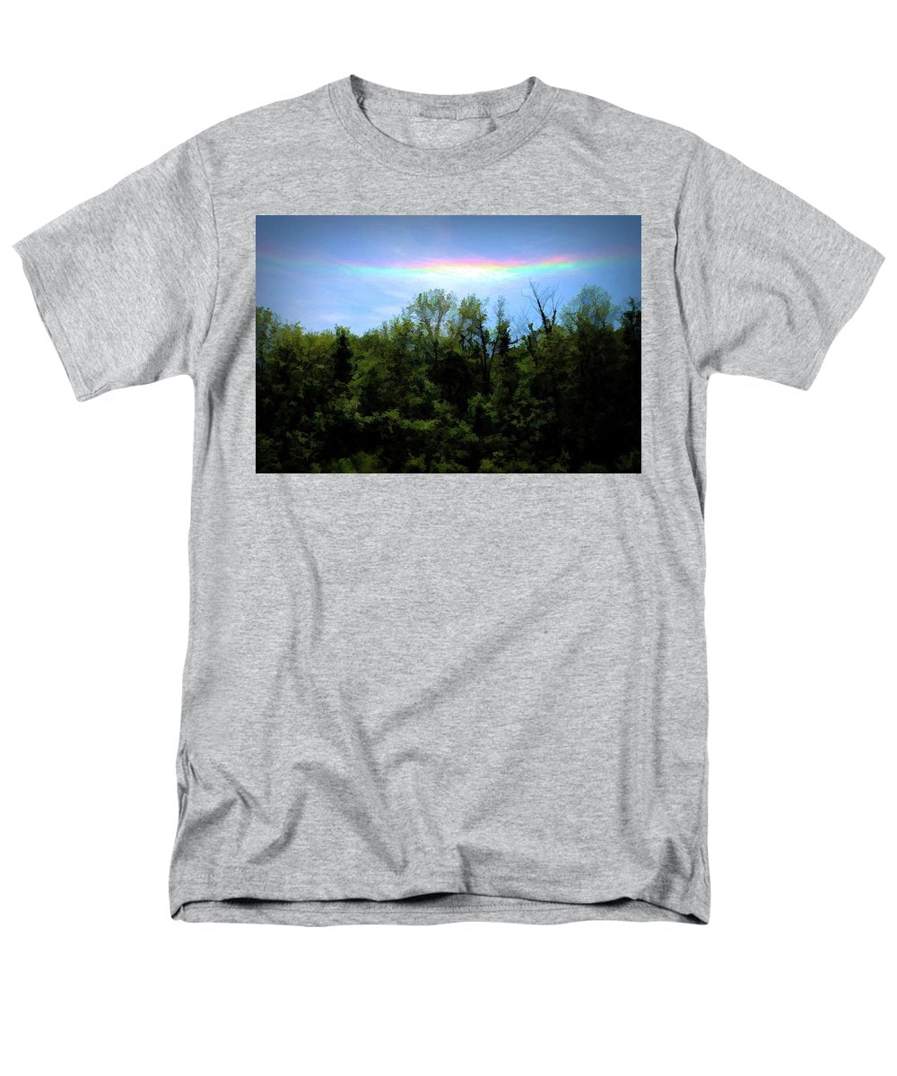 Rockford Park With Rainbow - Men's T-Shirt (Regular Fit)