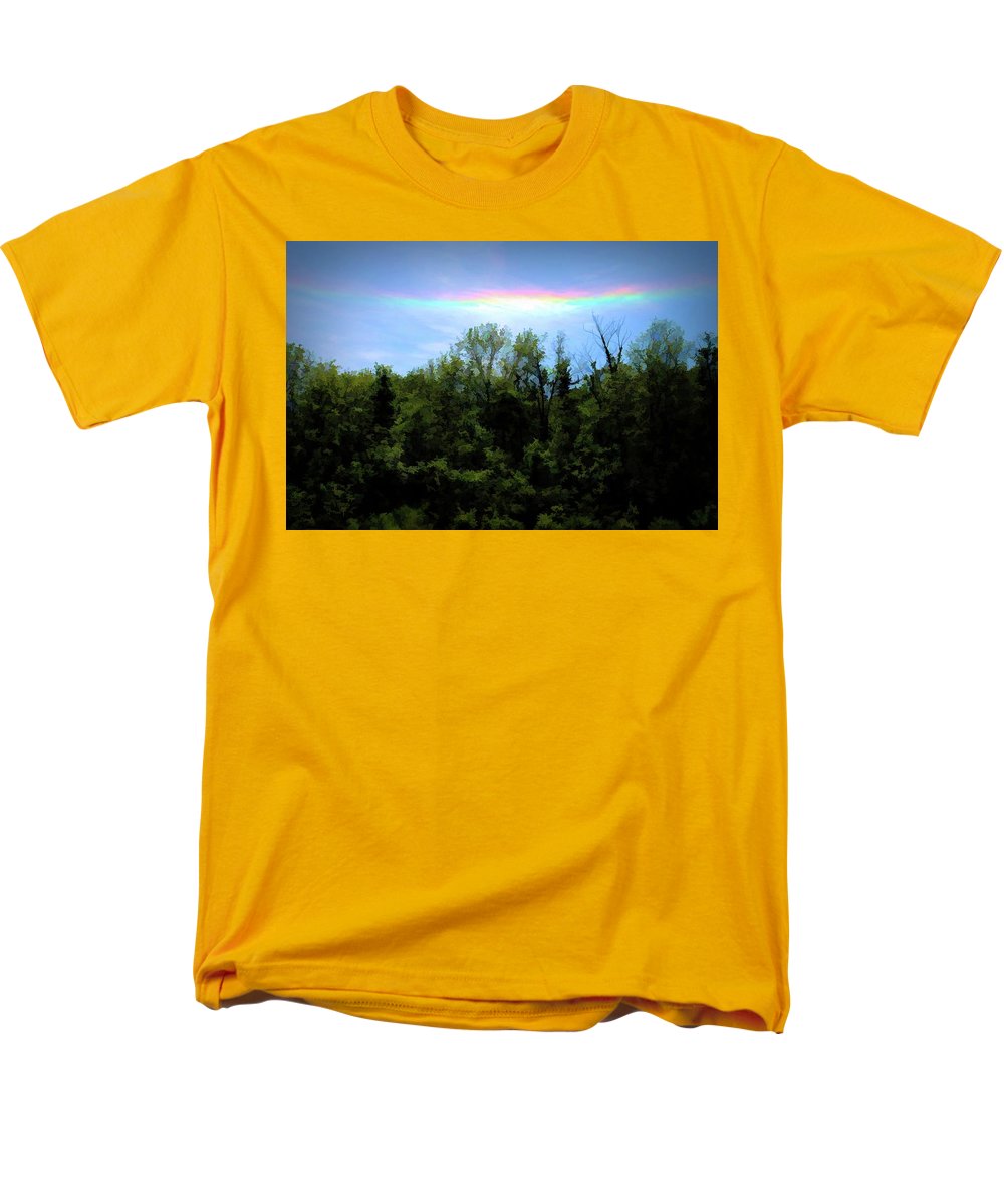 Rockford Park With Rainbow - Men's T-Shirt (Regular Fit)
