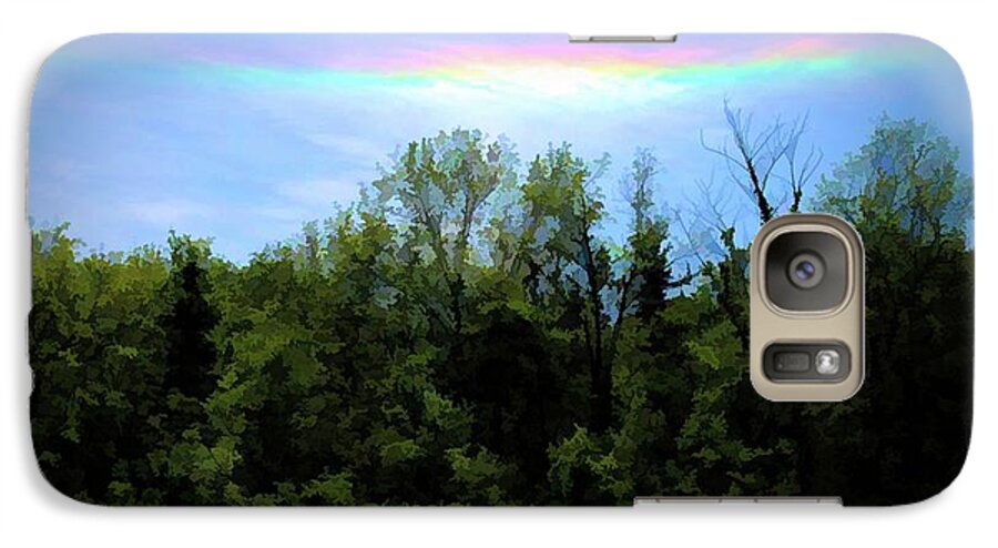 Rockford Park With Rainbow - Phone Case
