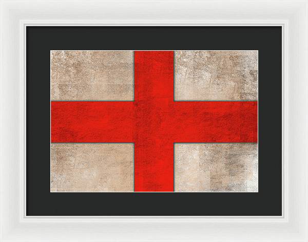 Saint George's Cross - Framed Print