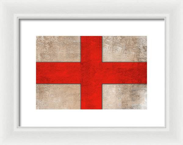 Saint George's Cross - Framed Print