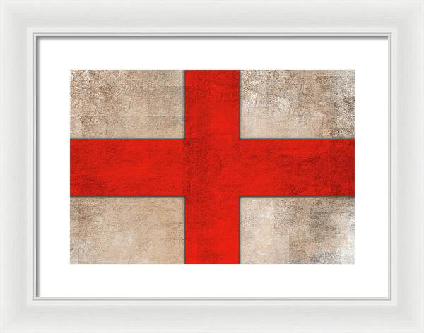 Saint George's Cross - Framed Print