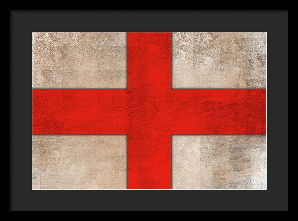 Saint George's Cross - Framed Print