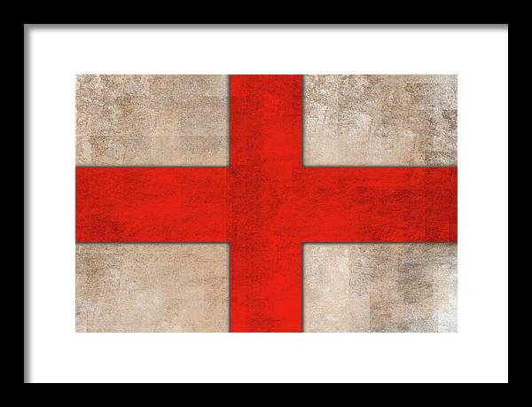 Saint George's Cross - Framed Print