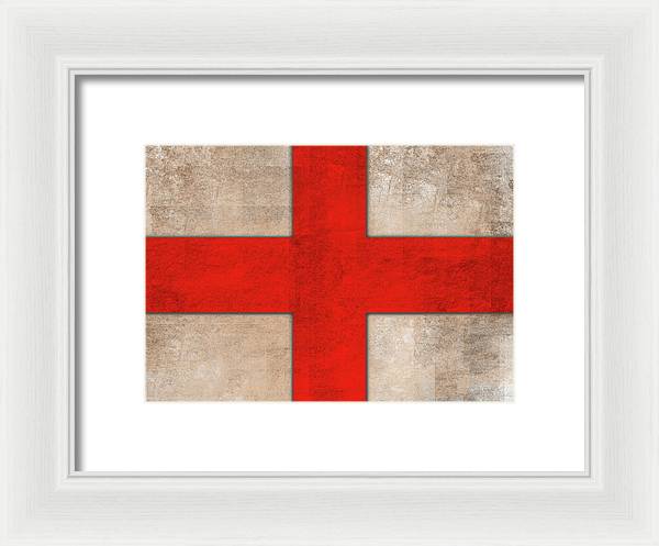 Saint George's Cross - Framed Print