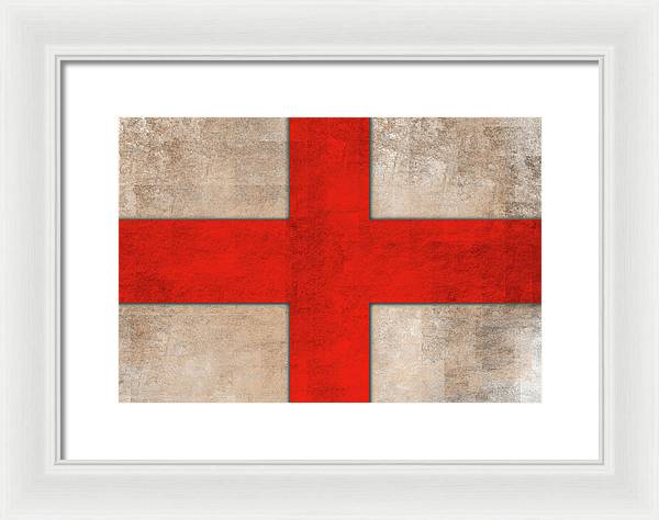 Saint George's Cross - Framed Print