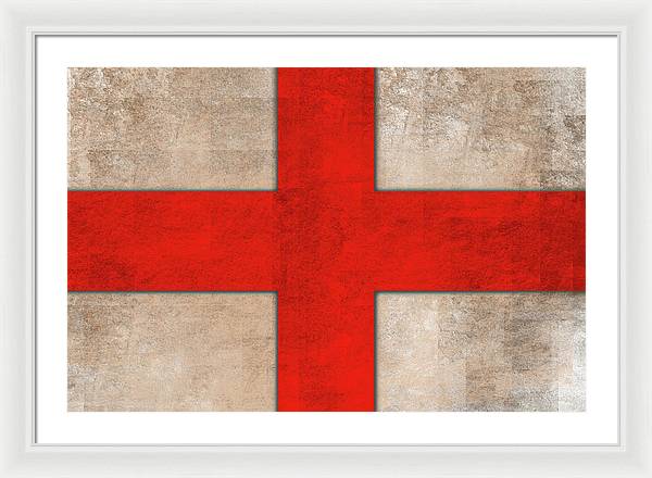 Saint George's Cross - Framed Print