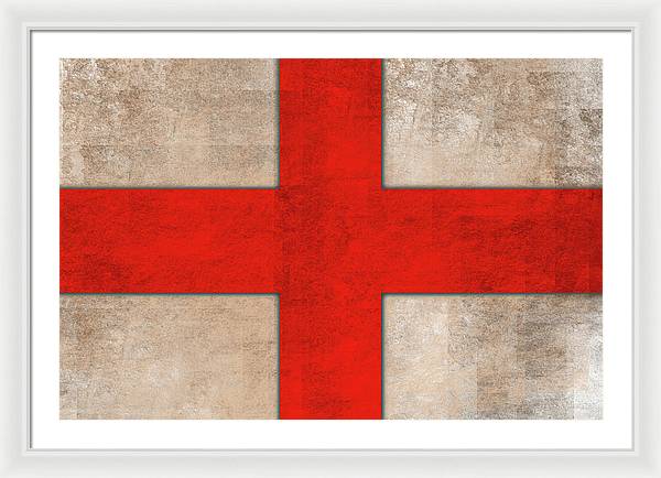 Saint George's Cross - Framed Print