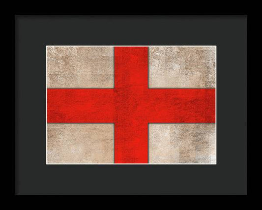 Saint George's Cross - Framed Print