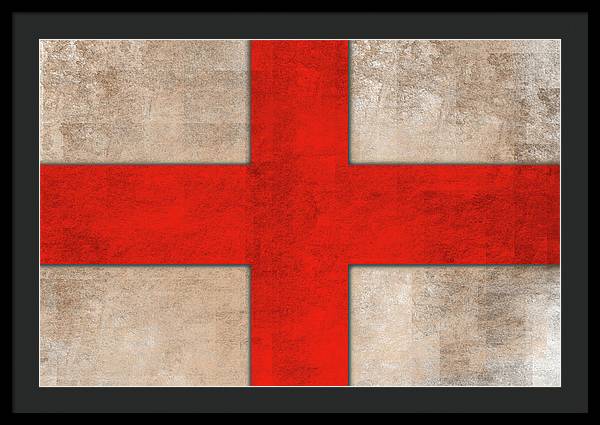 Saint George's Cross - Framed Print