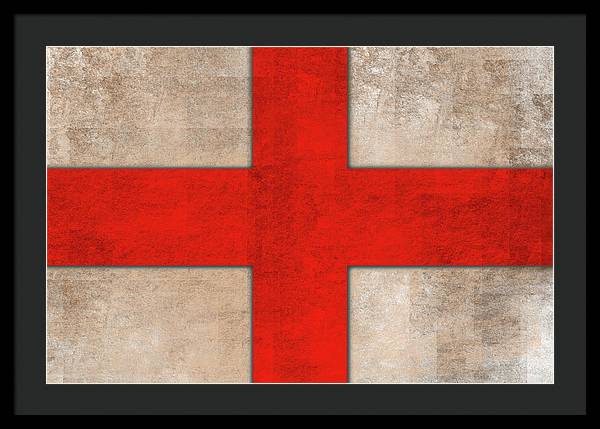 Saint George's Cross - Framed Print