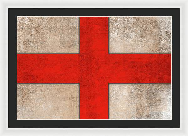 Saint George's Cross - Framed Print