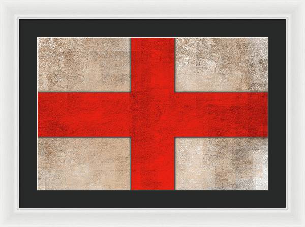 Saint George's Cross - Framed Print