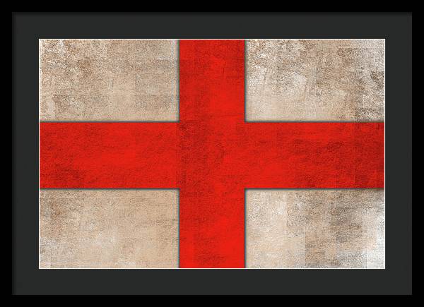 Saint George's Cross - Framed Print