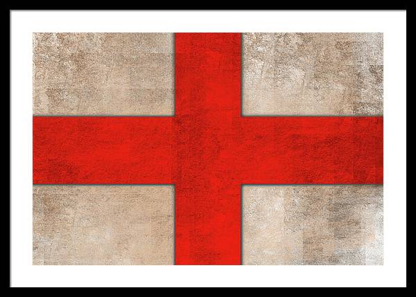 Saint George's Cross - Framed Print